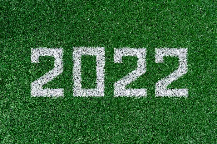 2022 White Paint on Grass