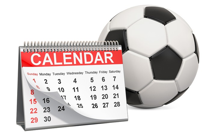 3D Football and Desktop Calendar