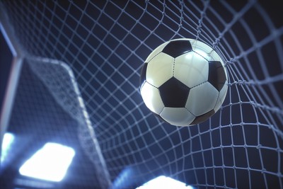 3D Football in Goal