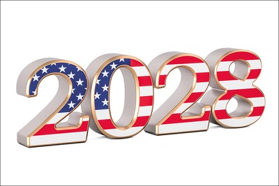 3D USA Flag 2028