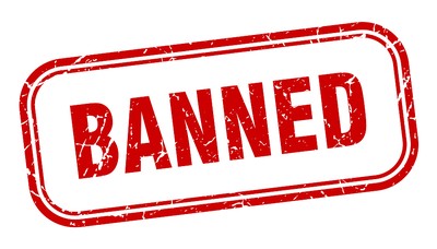 Banned Red Stamp