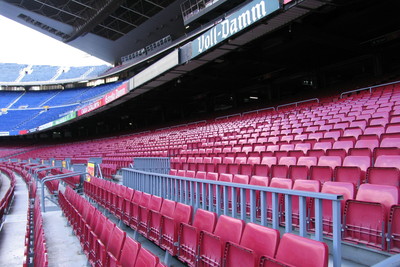 Barcelona Stadium Seating Close Up