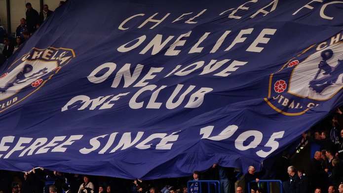 Chelsea Banner at Stamford Bridge
