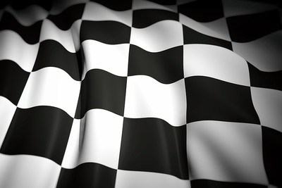 Chequered Flag Rippled