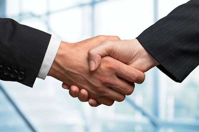 Close Up of Business Handshake