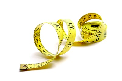 Coiled Yellow Tape Measure