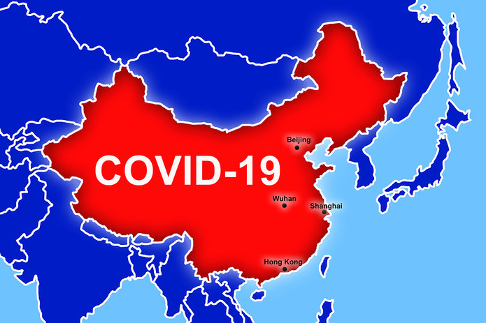 COVID-19 and Map of China