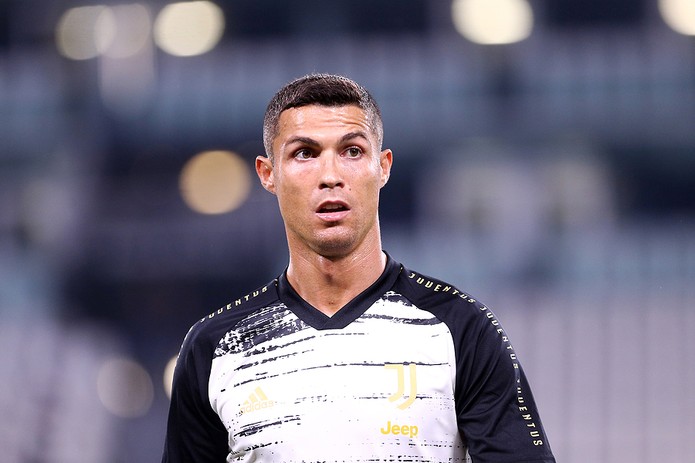 Cristiano Ronaldo Playing for Juventus in 2020