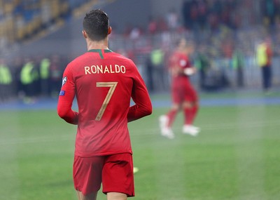 Cristiano Ronaldo Playing for Portugal