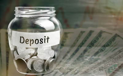 Deposit Jar & Money