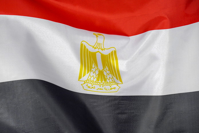 Egypt Flag Fabric