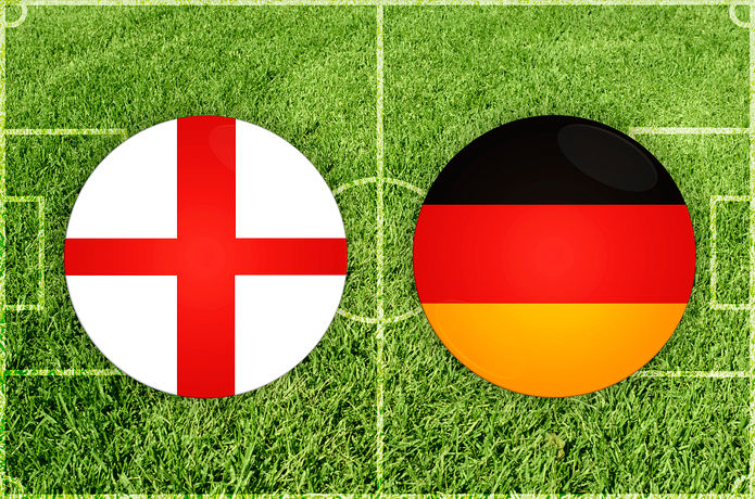 Pertandingan Sepak Bola Inggris vs Jerman