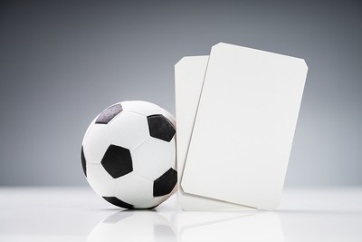 Football with Blank White Cards