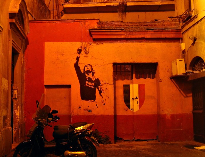 Francesco Totti Mural in Rome