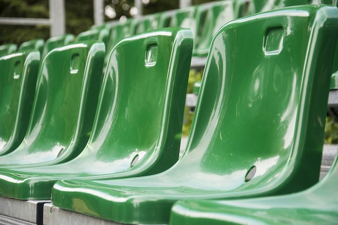 Green Football Stadium Seats
