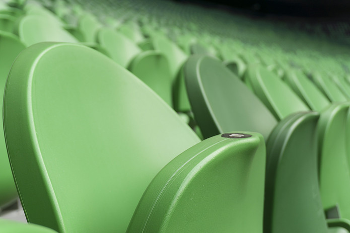 Green Stadium Seats