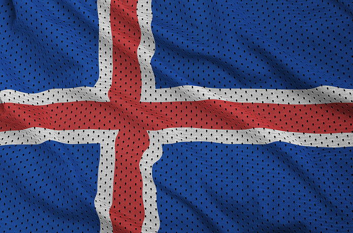 Iceland Flag on Sportswear