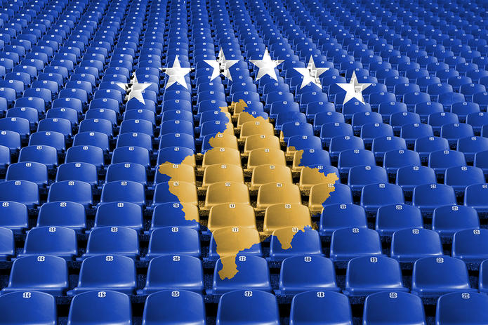 Kosovo Flag Stadium Seats