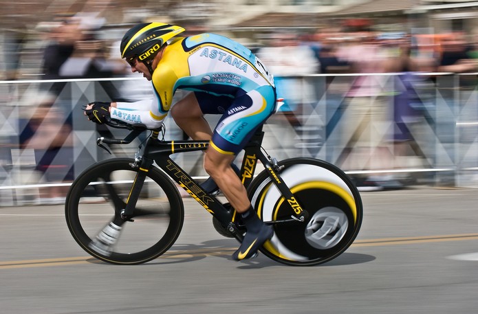 Lance Armstrong During Race