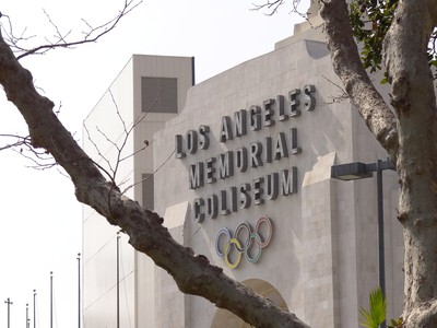 Los Angeles Memorial Coliseum Sign