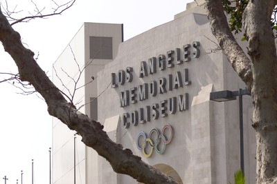 Los Angeles Memorial Coliseum Sign
