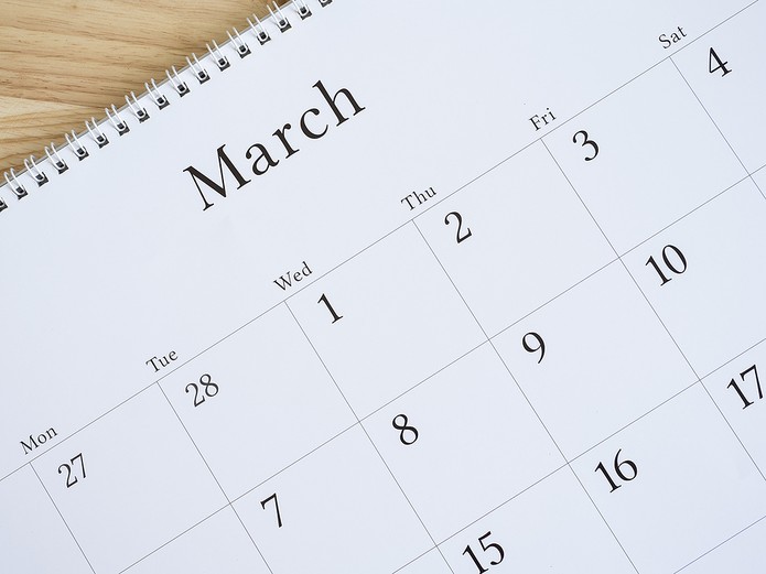 Halaman Kalender Maret