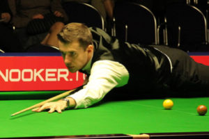 Mark Selby Playing Snooker Shot