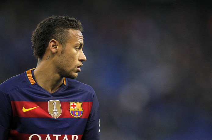 Neymar Playing for Barcelona