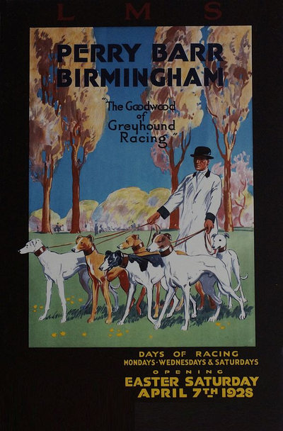 Perry Bar Greyhound Racing Poster