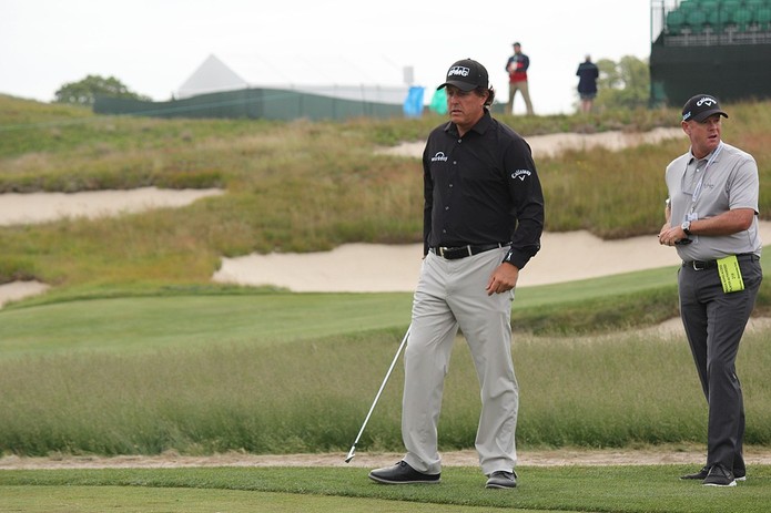 Phil Mickelson Standing by Green