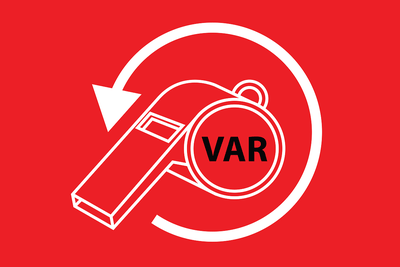 Red VAR Whistle Icon