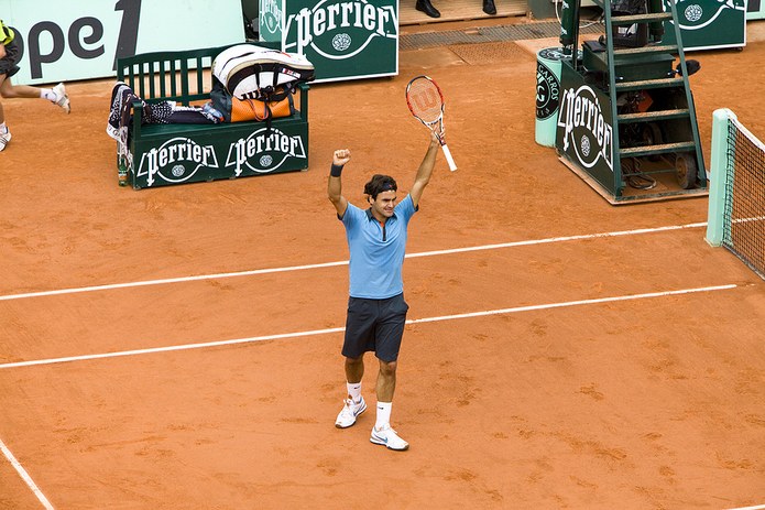 Roger Federer Winning the 2009 French Open
