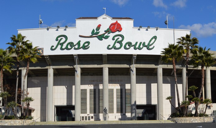 Rose Bowl Stadium, Pasadena, California, Exterior