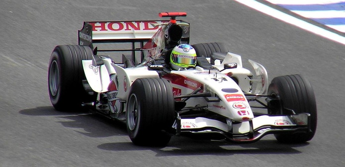 Rubens Barrichello's Honda at the 2006 Brazilian Grand Prix