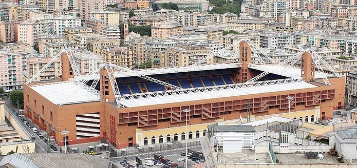 Sampdoria's Stadio Luigi Ferraris by Gabriel Rinaldi