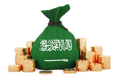 Saudi Arabia Flag Money Bag