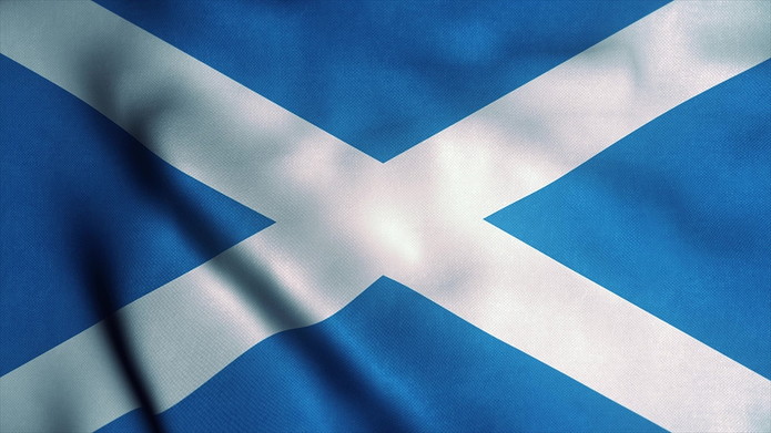 Bendera Saltire Skotlandia