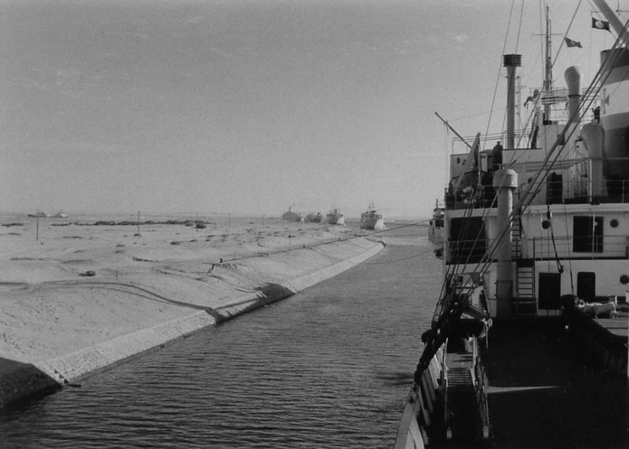 Ships in the Suez