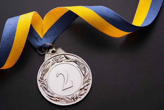 Silver Second Place Medal