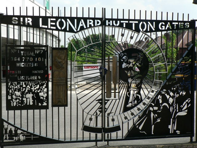 Sir Leonard Hutton Gates at Headingley