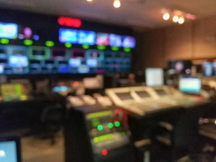Television Studio Control Room