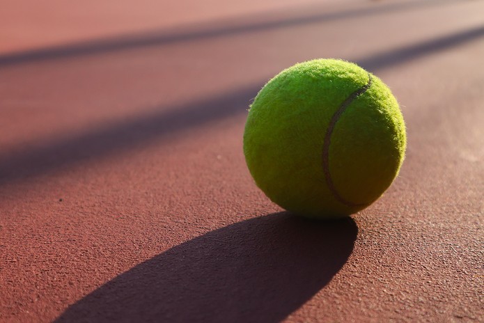 Tennis Ball Casting Shadow