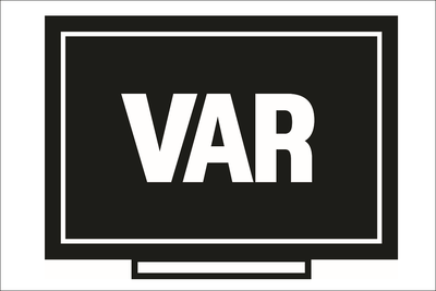 VAR Black Screen Logo