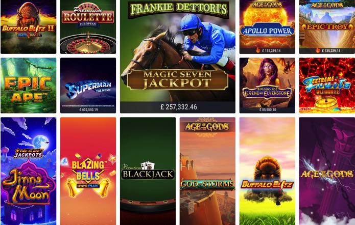 Ladbrokes Casino Screenshot