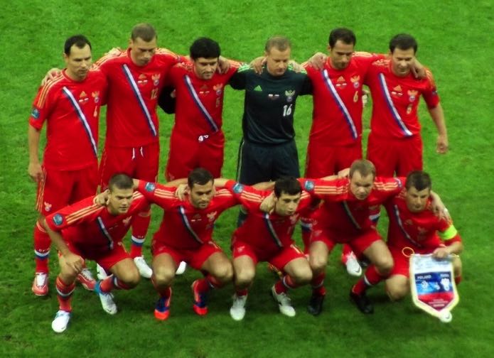 Russia National Football Team in 2012