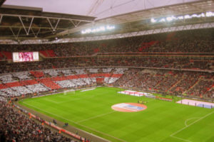England Football Game at Wembley Stadium